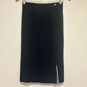 NWT Armani Exchange Black Midi Pencil Skirt - Size XS